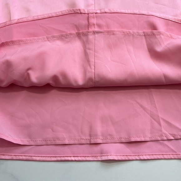 Peppermayo Pink Satin Halter Mini Slip Dress Size 6 - Picture 10 of 14